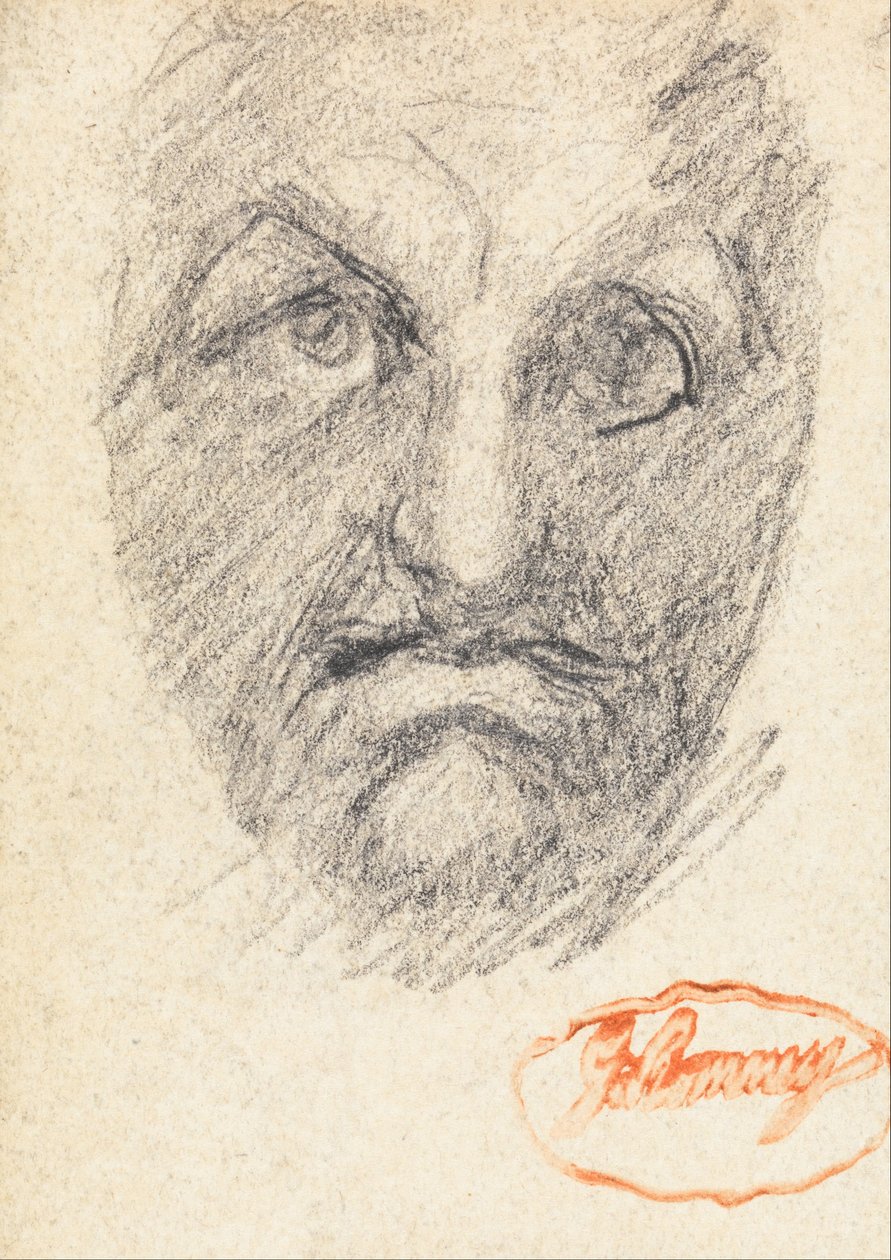 Mandhoved 1 af George Romney