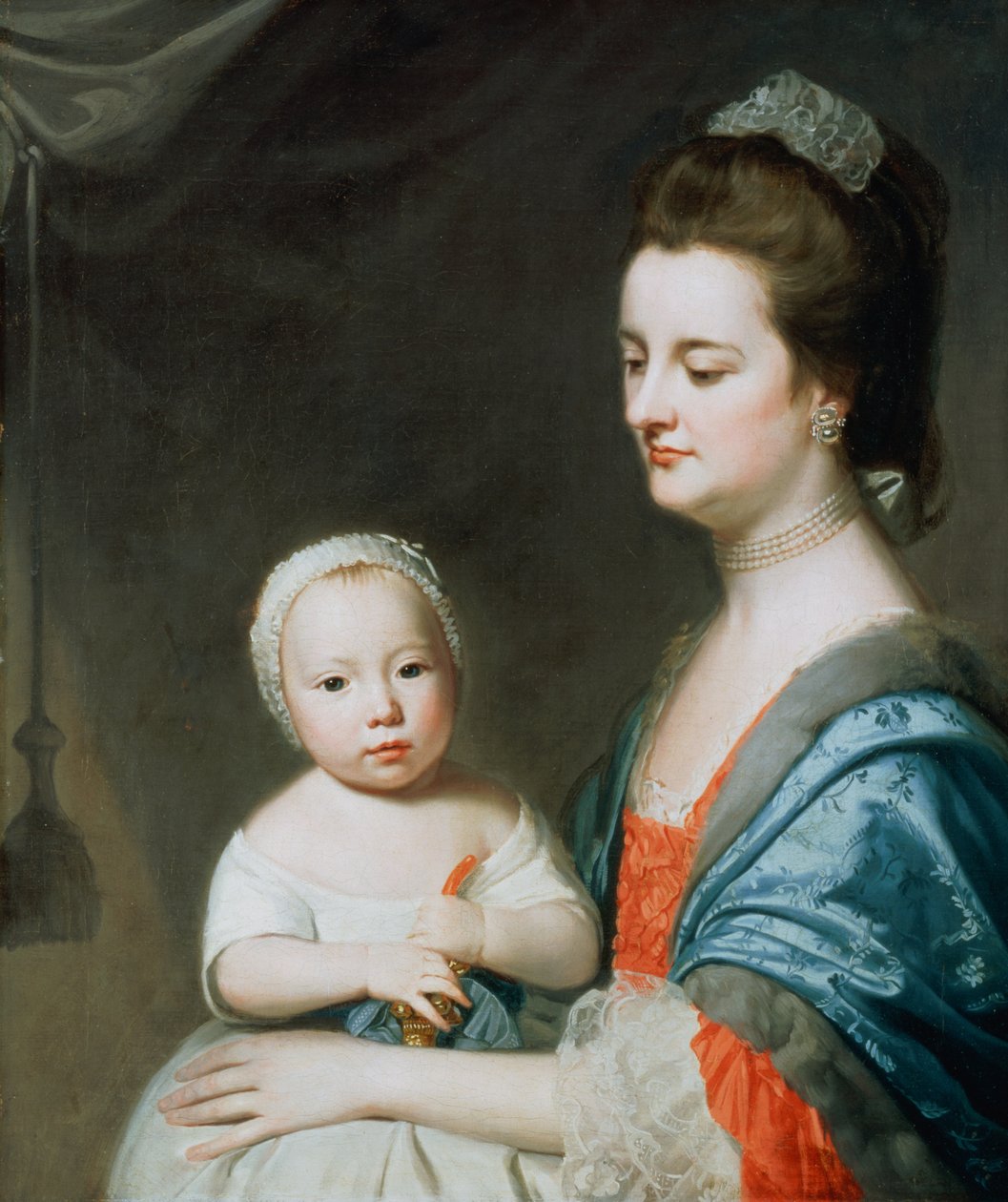 Mrs Marton og hendes søn Oliver af George Romney