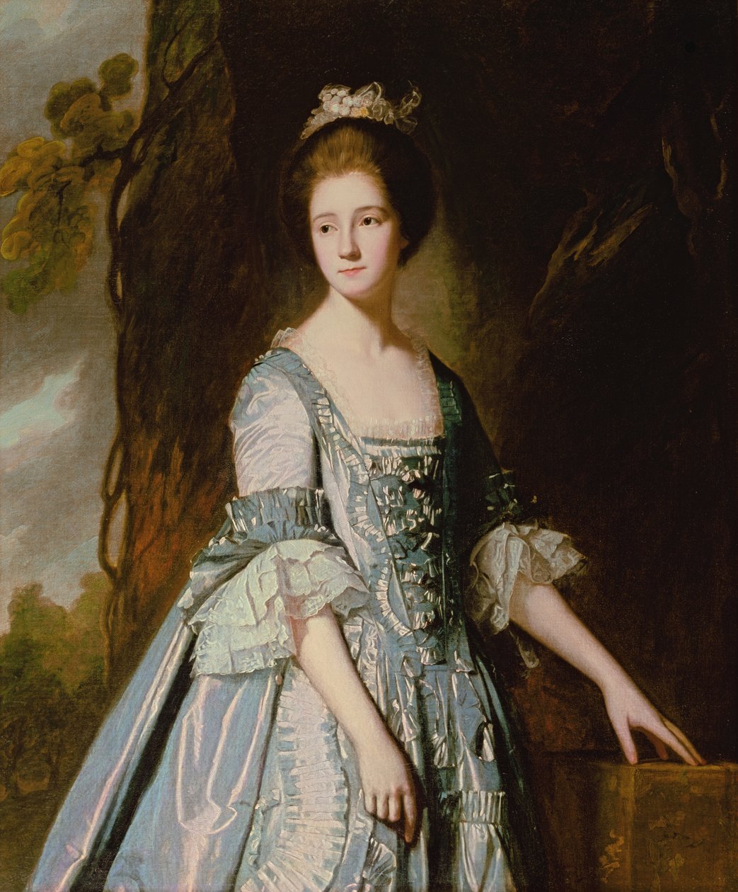 Portræt af Mary Corrance af George Romney