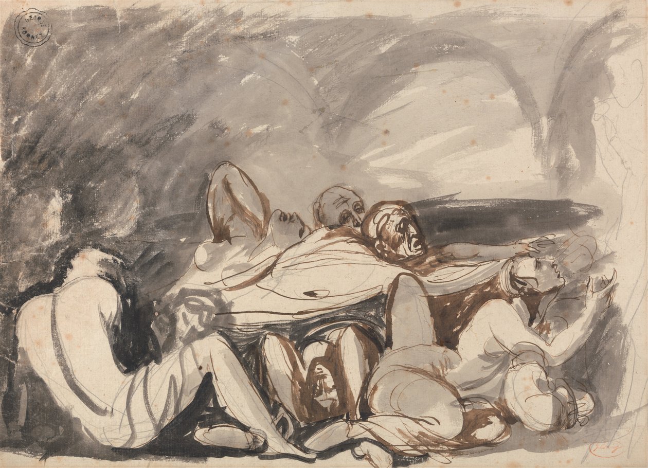 Fængselsscene af George Romney