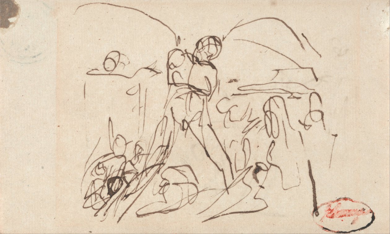 Fængselsscene af George Romney