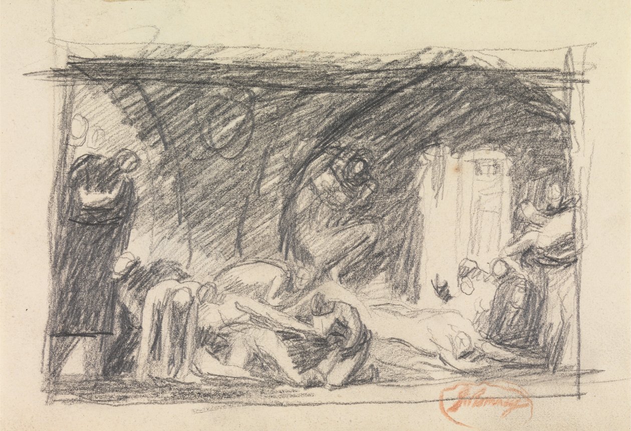 Fængselsscene af George Romney