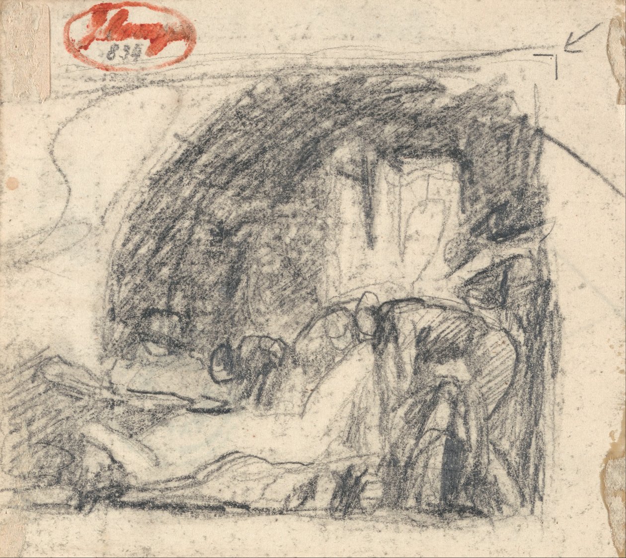 Fængselsscene af George Romney