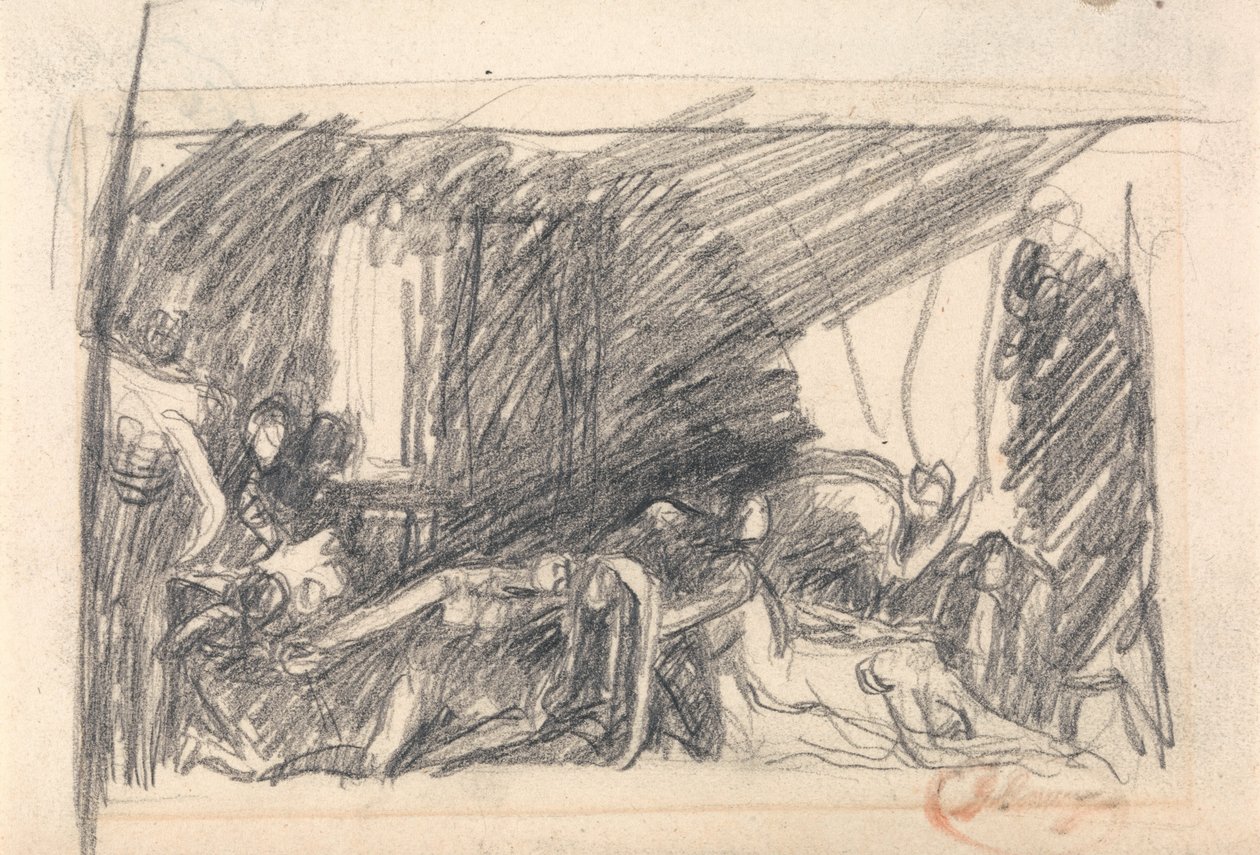 Fængselsscene af George Romney