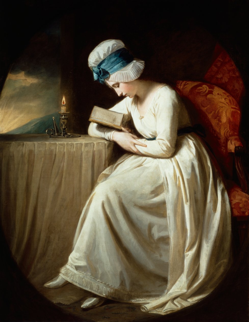 Serena læser, 1780-85 af George Romney
