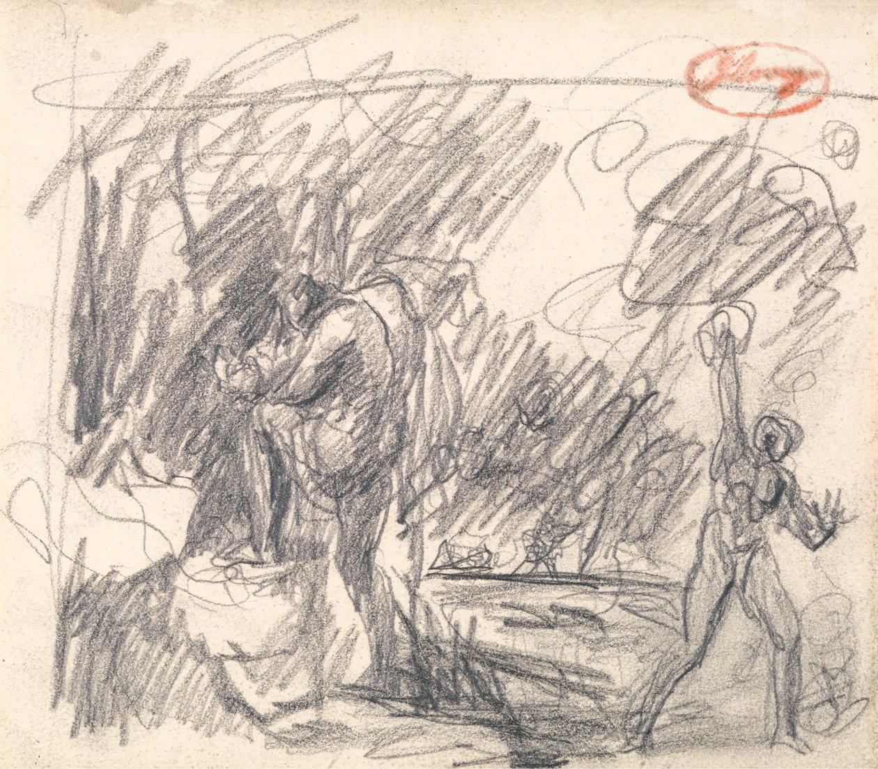 Forladelse og redning af Perdita fra af George Romney