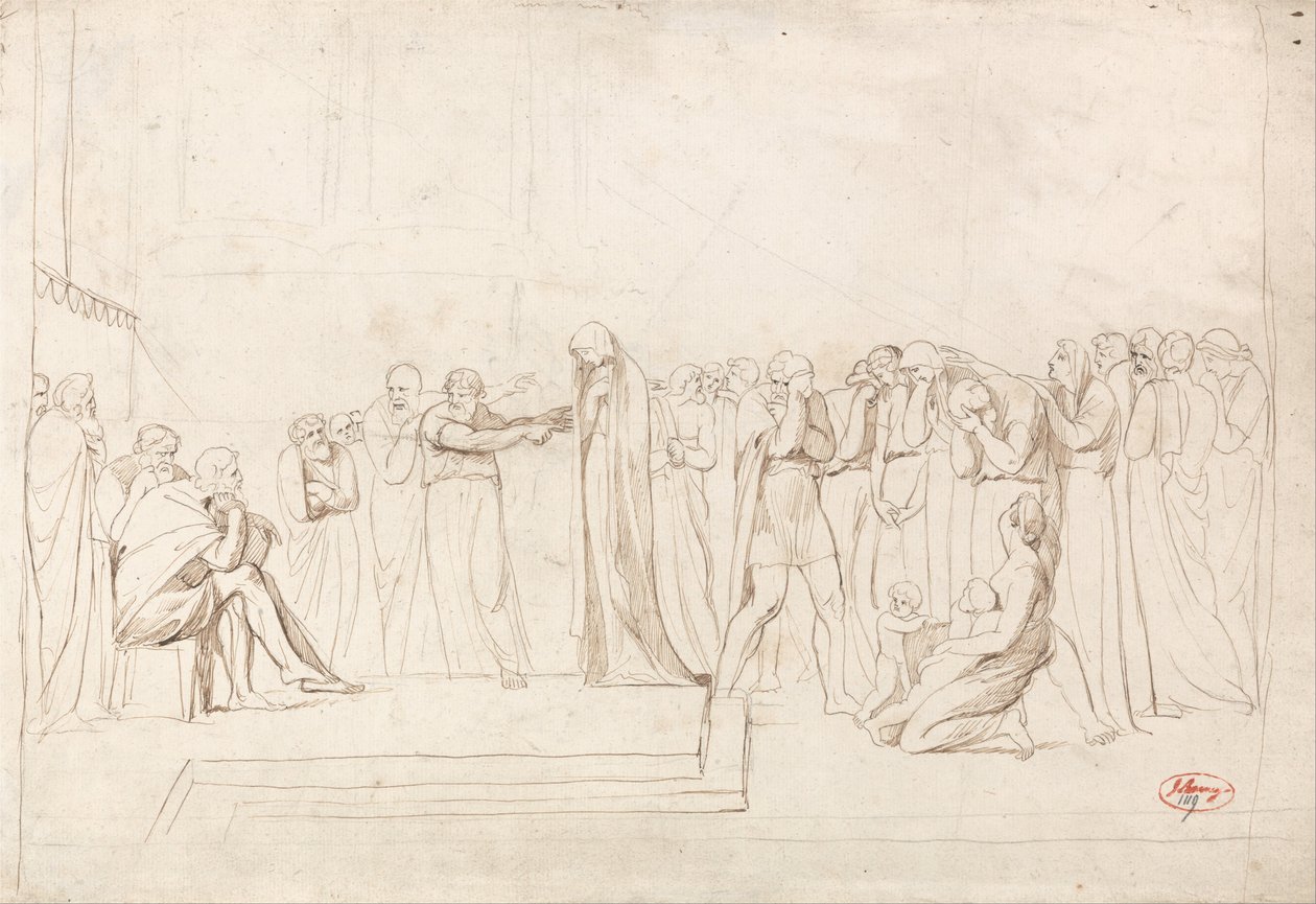 De ældres anklager om Susanna af George Romney