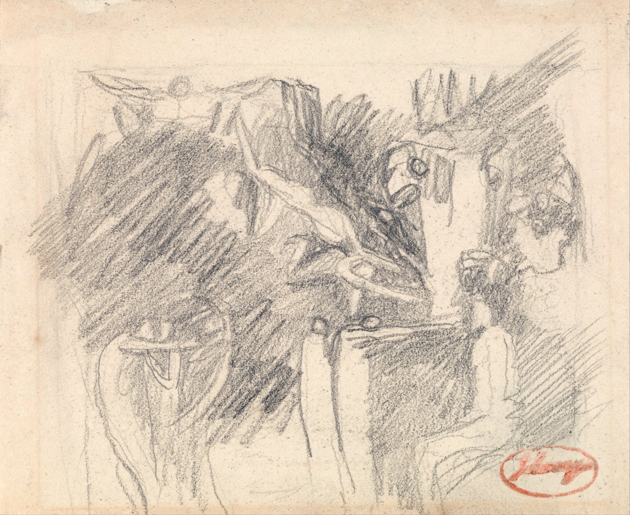 Kristi fristelse af George Romney
