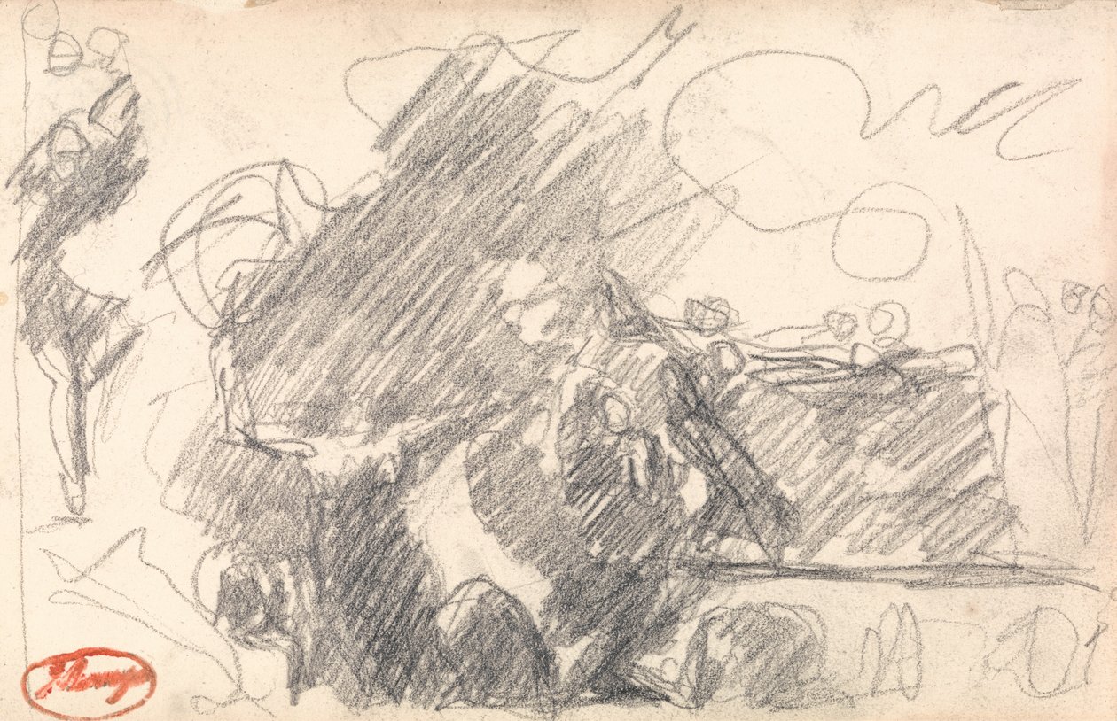 Witches Cavern- MacBeths andet besøg af George Romney