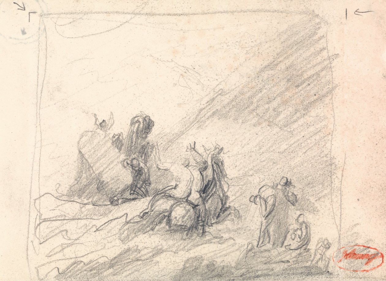 Wolgemuth redder forliset ved Kap Det Gode Håb af George Romney