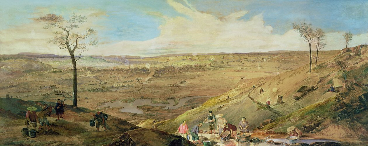 Ballarat, 1858 af George Rowe