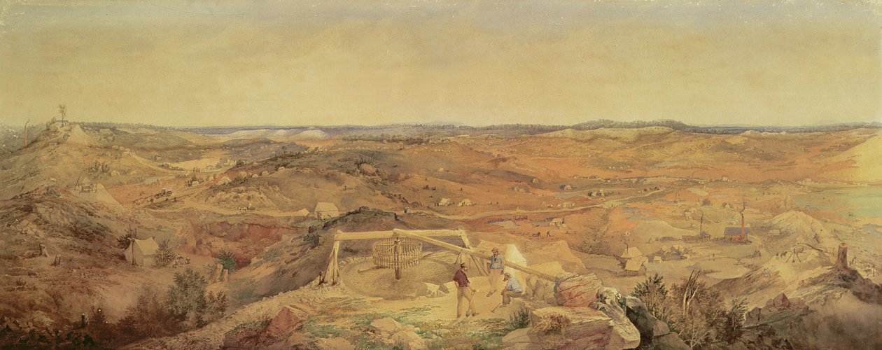 Gamle Bendigo, 1857 af George Rowe