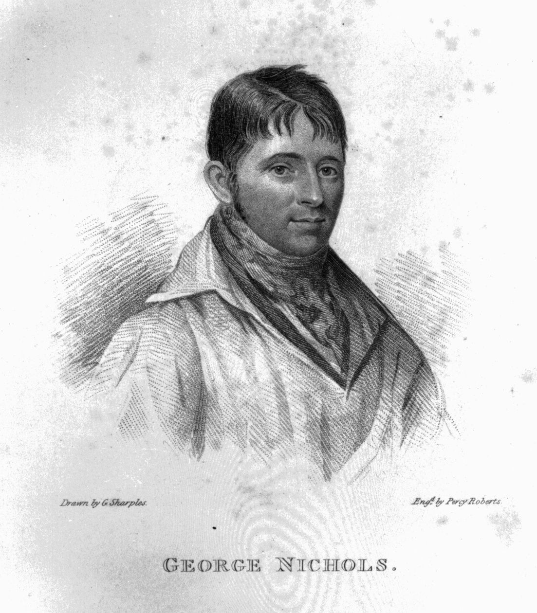 George Nichols, graveret af Percy Roberts af George Sharples