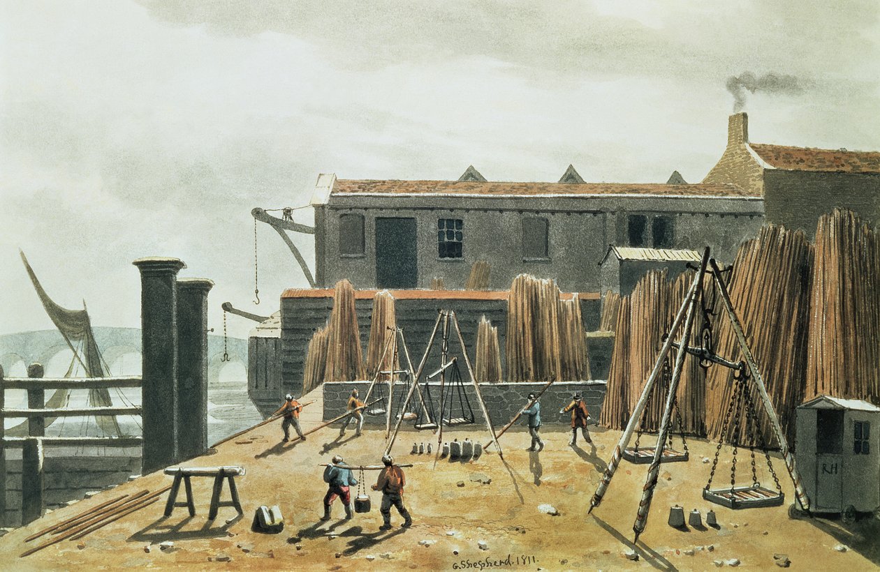 Steelyard, 1811 af George Shepherd