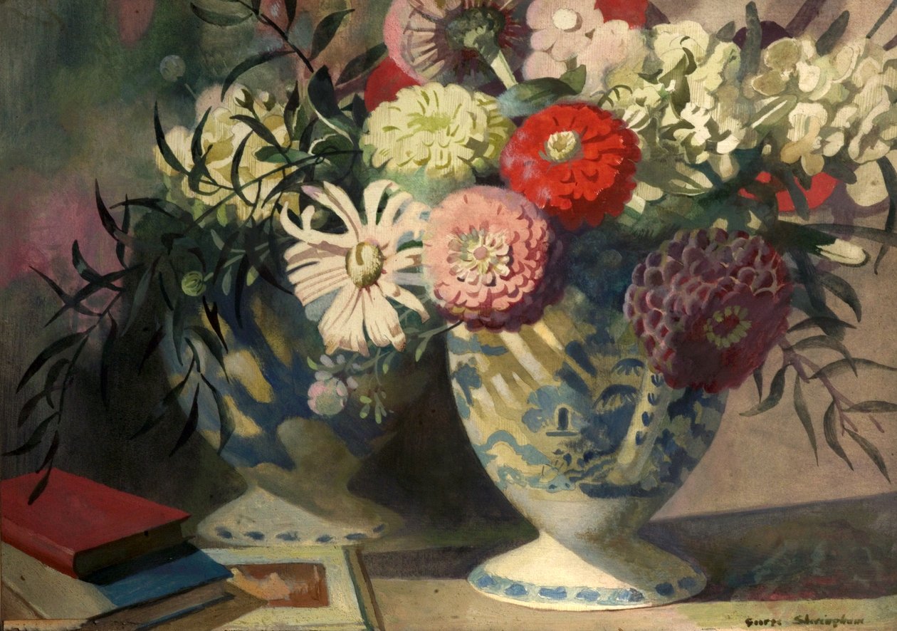 Refleksioner (tempera på træ) af George Sheringham