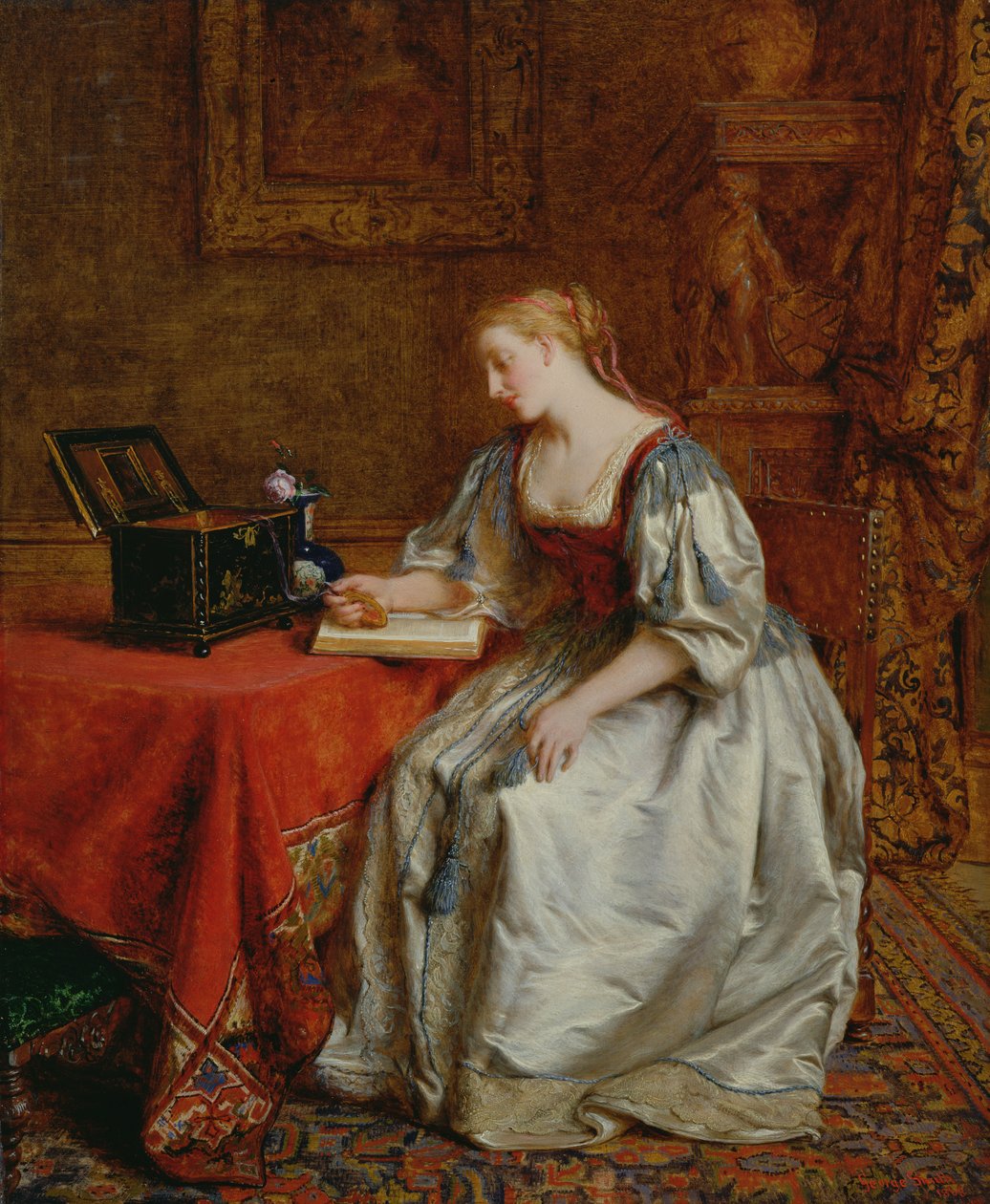 Drømmer om sin elsker, 1868 af George Smith