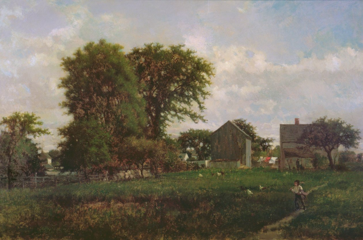 Massachusetts Landskab, 1865 af George Inness