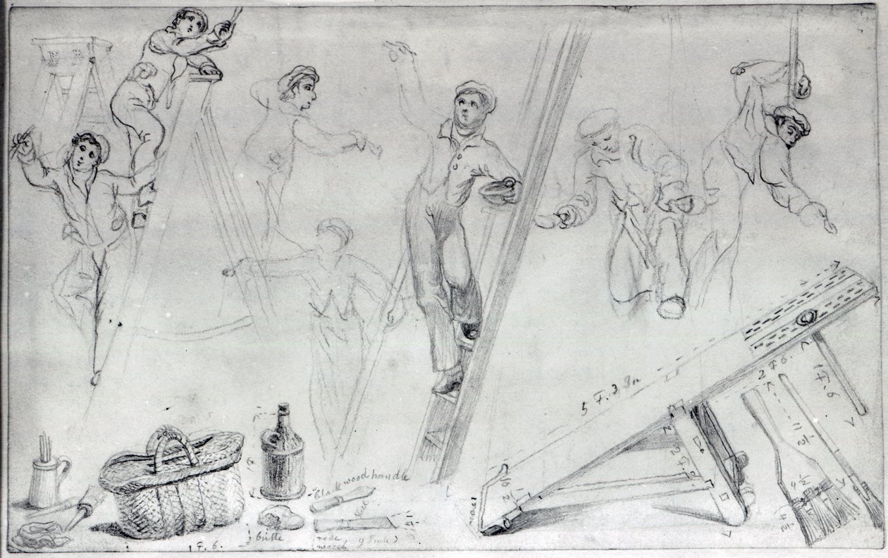 Illustration af maleri og udsmykning af George Snr Scharf