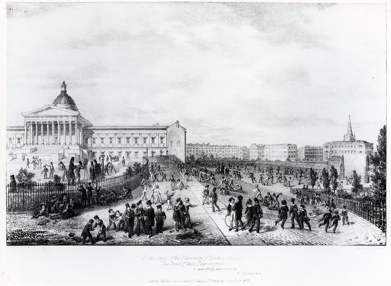 University College School, London, 1835 af George Snr Scharf