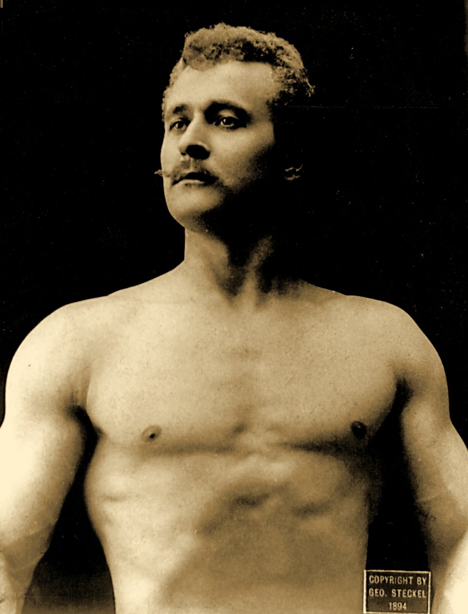 Eugen Sandow, ca.1894 af George Steckel