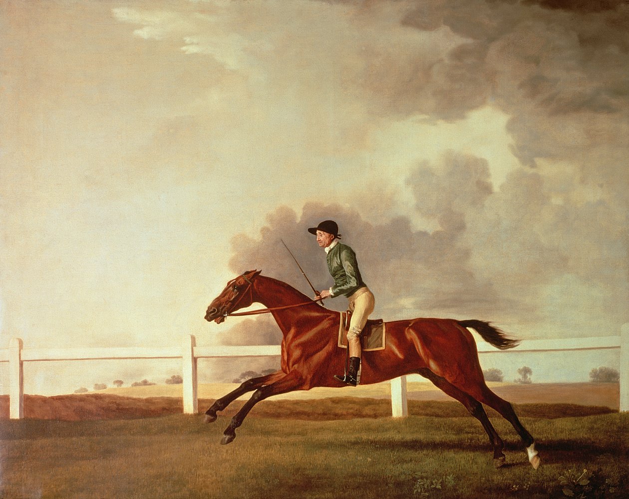 Bay Malton med John Singleton Up, ca. 1767 af George Stubbs