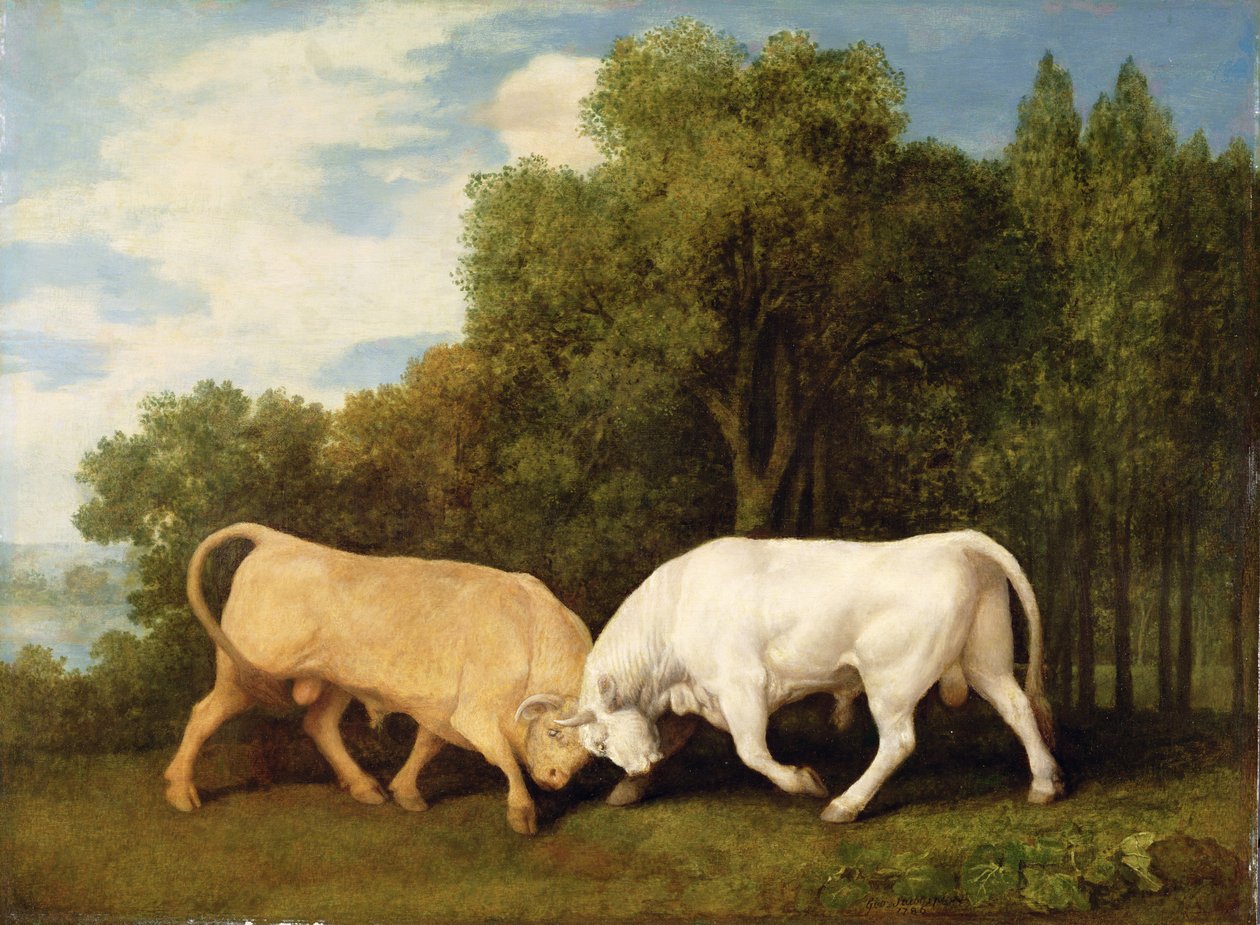 Tyrekamp, 1786 af George Stubbs