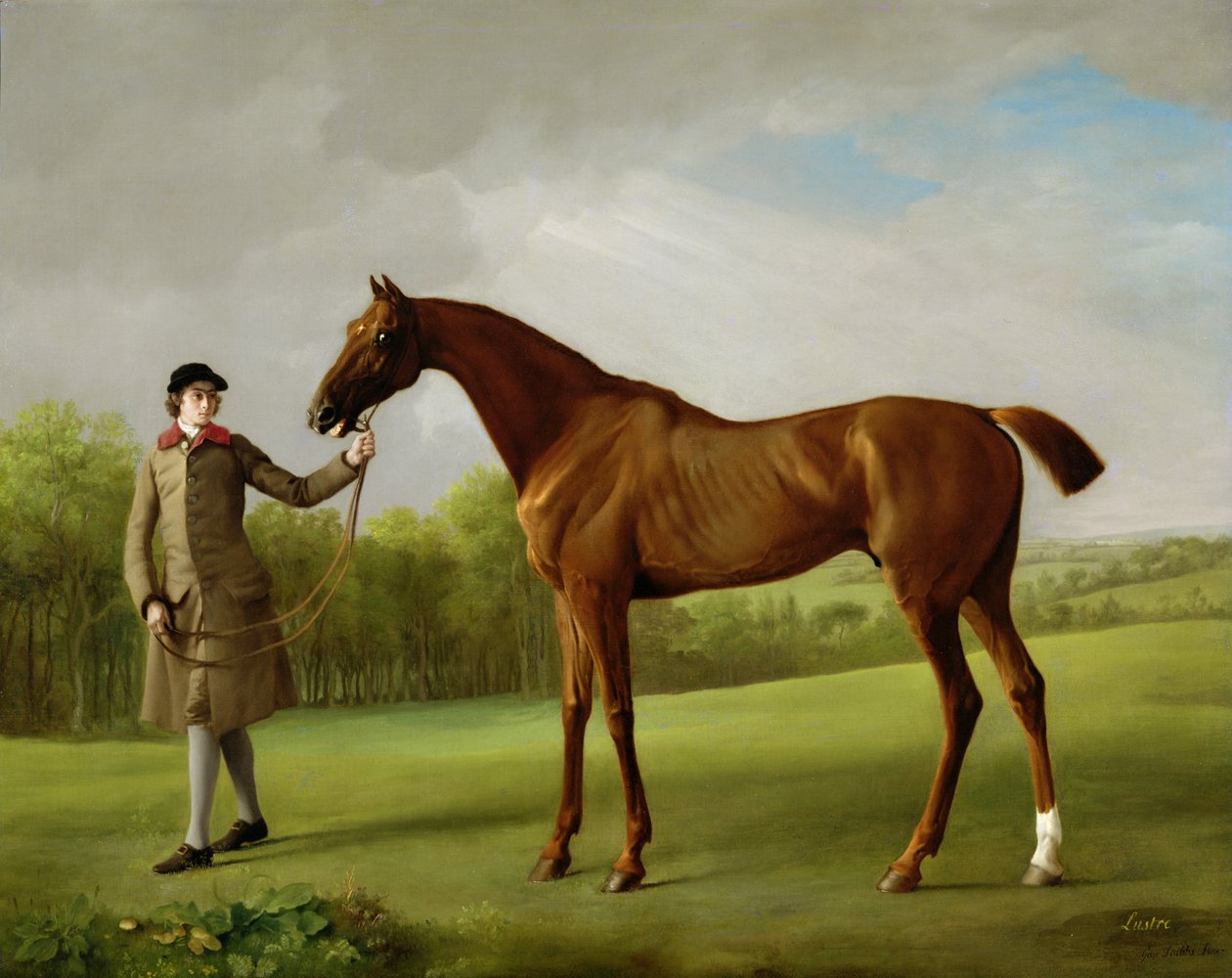 Lustre, holdt af en brudgom, ca.1760-62 af George Stubbs
