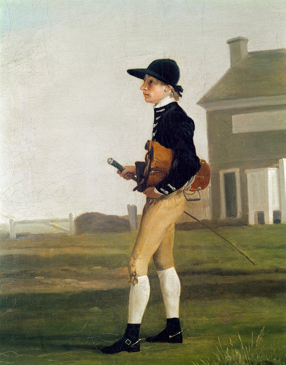 Portræt af en ung jockey af George Stubbs