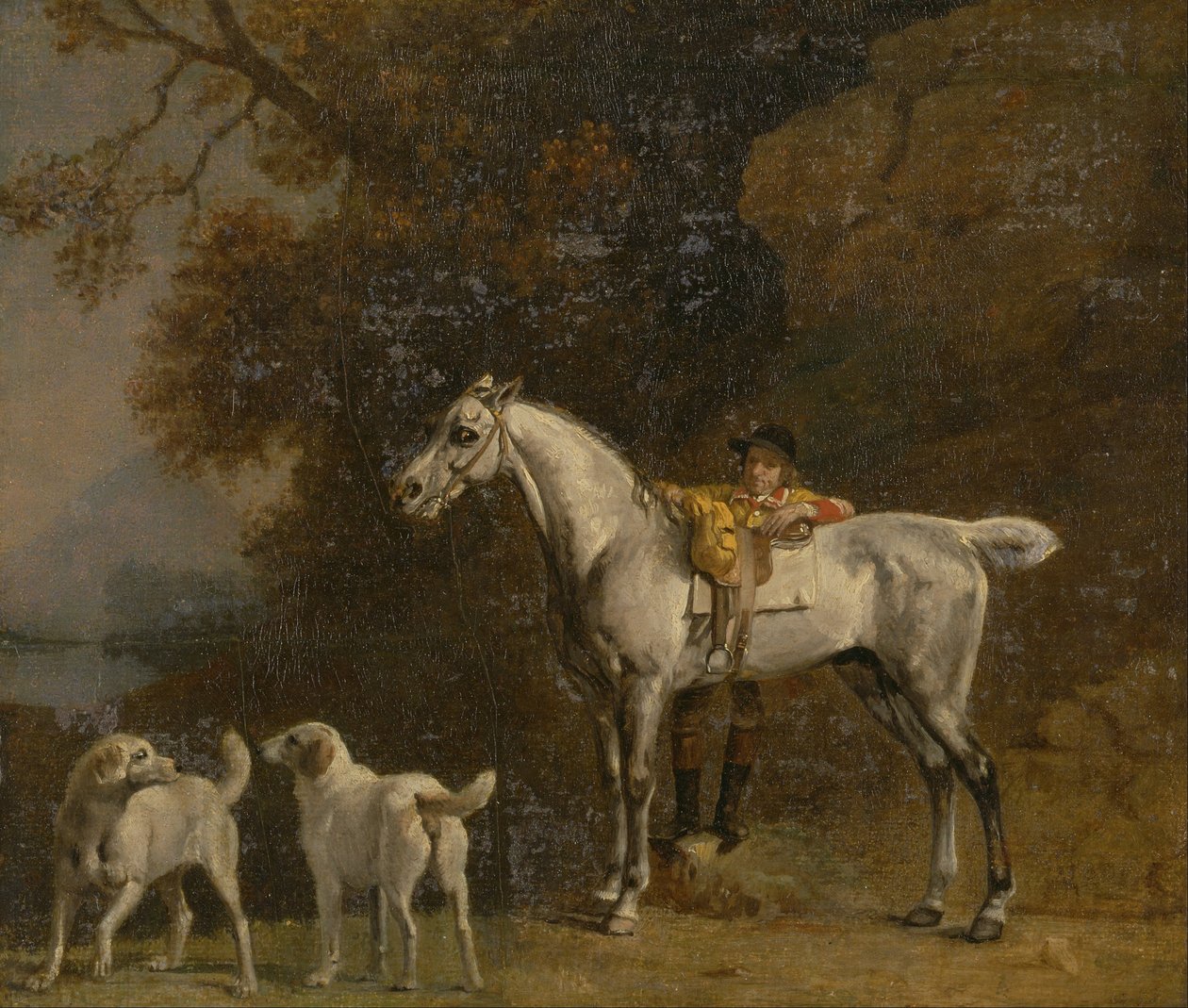 Undersøgelser for eller efter 3. hertug af Richmond med Charleton Hunt af George Stubbs