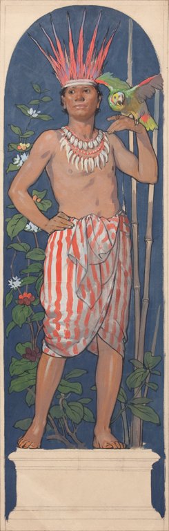 Allegori for Vestindien af George Sturm