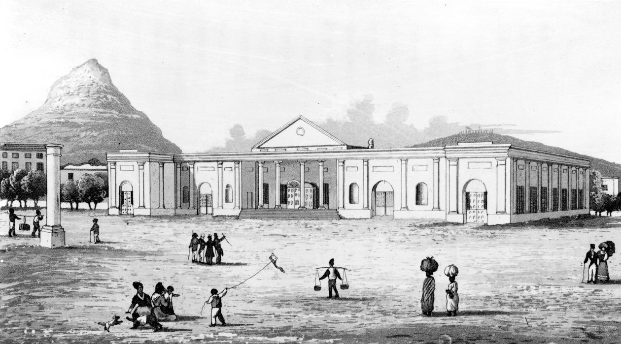 Commercial Exchange, Cape Town, illustration fra 