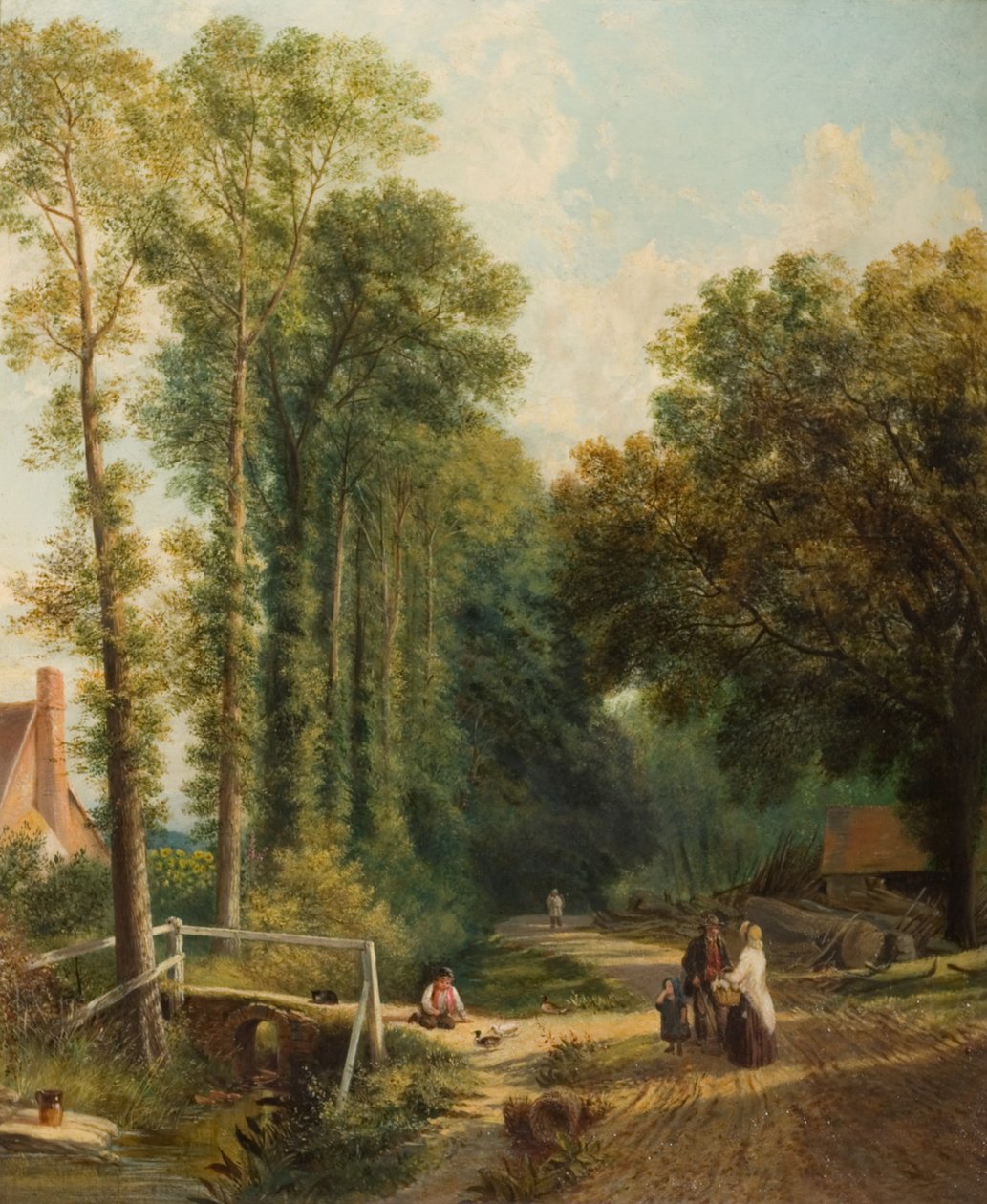 Country Lane, 1863 af George Smith