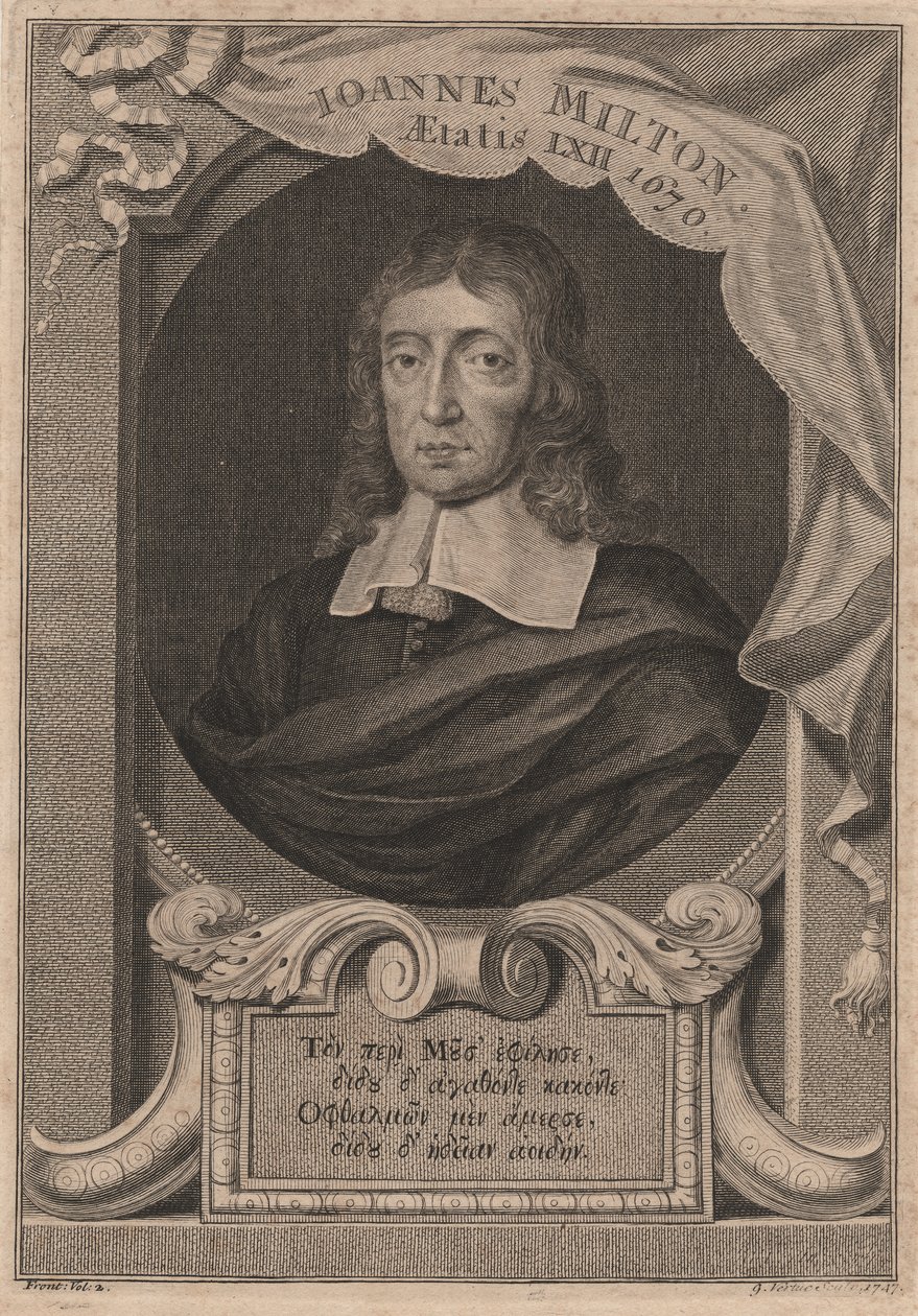 John Milton, 1747 af George Vertue