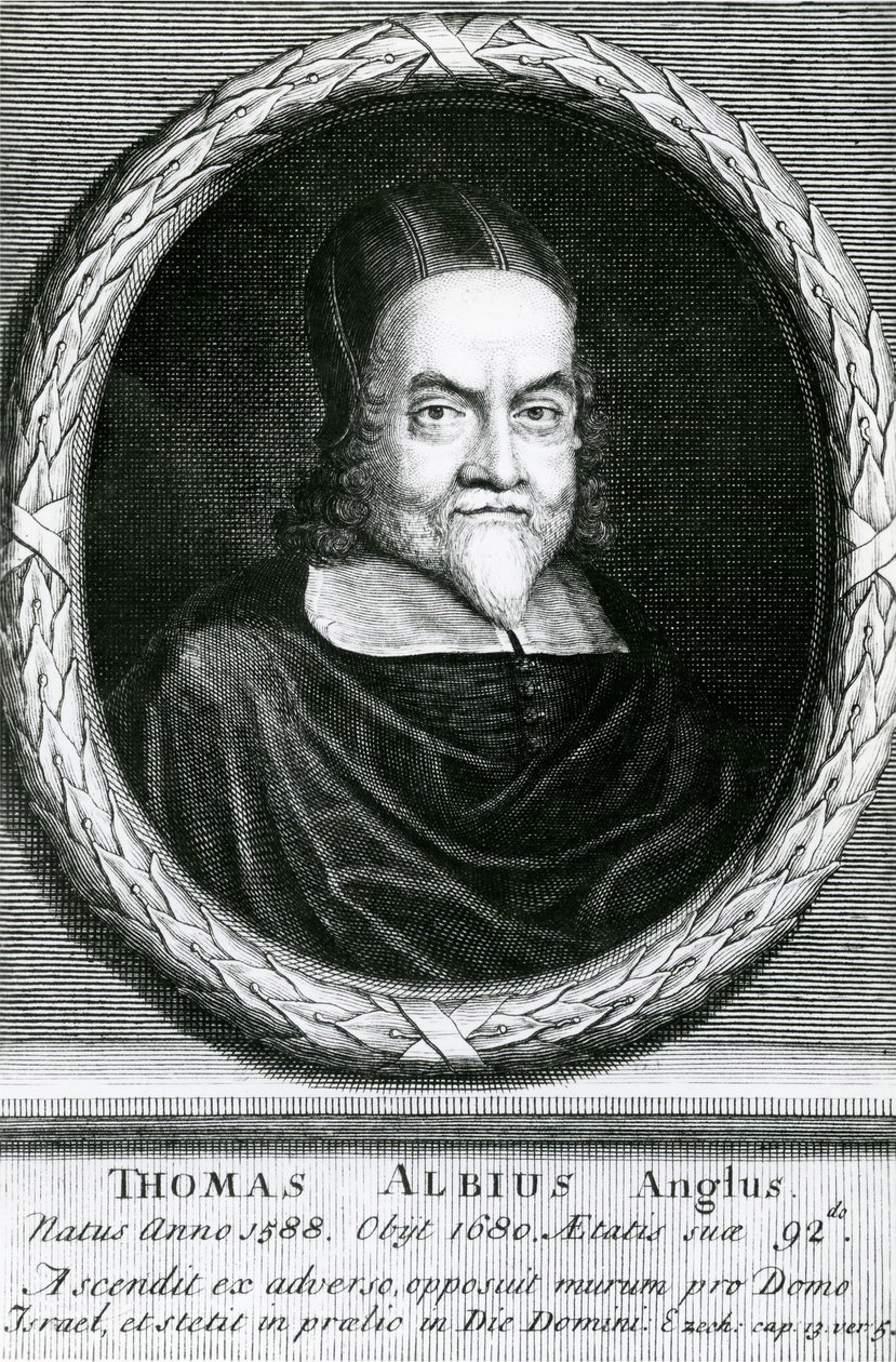 Portræt af Thomas Albius (White) (1588-1680), 1713 af George Vertue