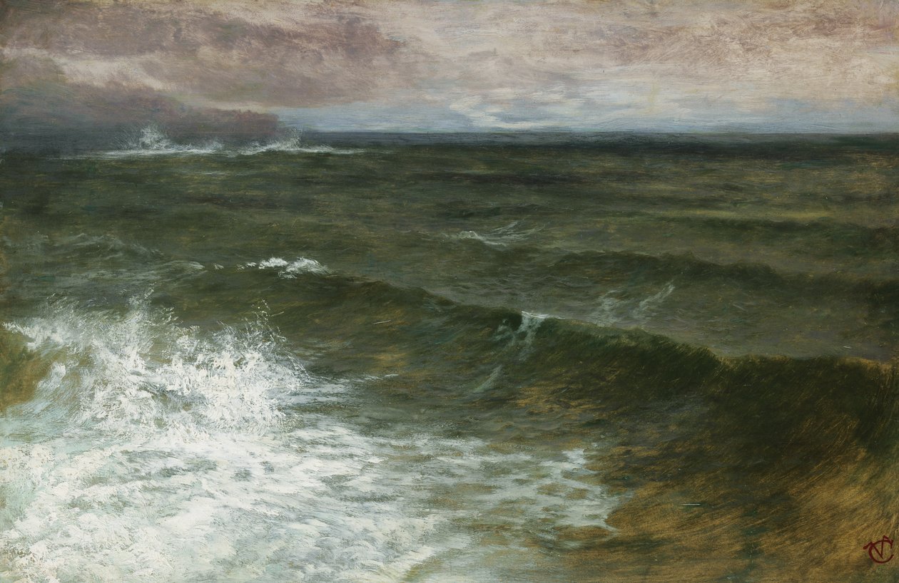 Lannacombe Bay, startpunkt i det fjerne af George Vicat Cole