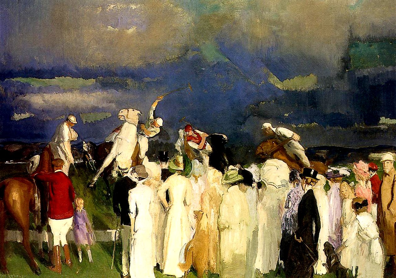 A Game of Polo, 1910 af George Wesley Bellows