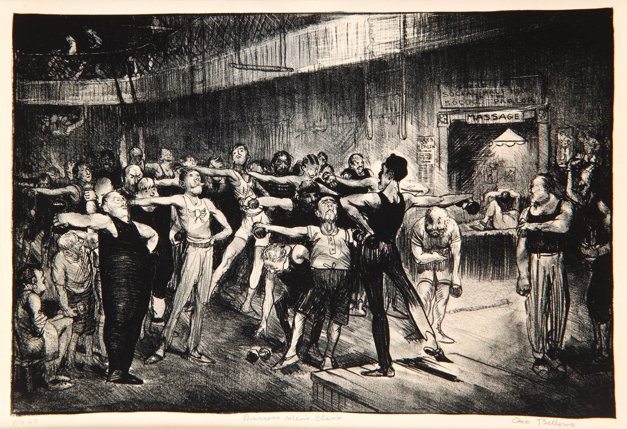 Business-Mænds klasse, 1916 af George Wesley Bellows
