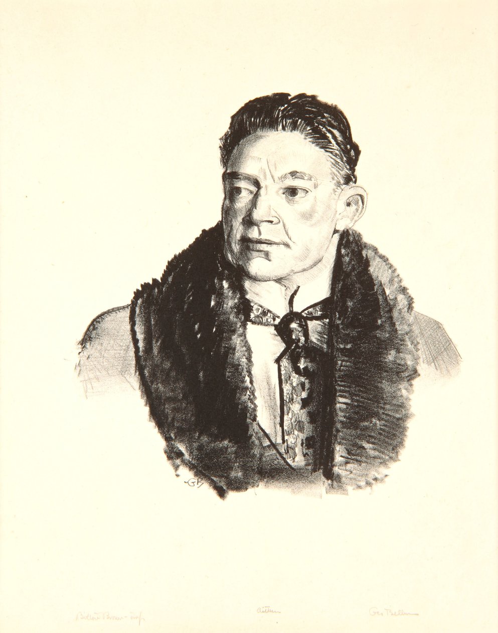 Portræt af Robert Aitken, 1921 af George Wesley Bellows