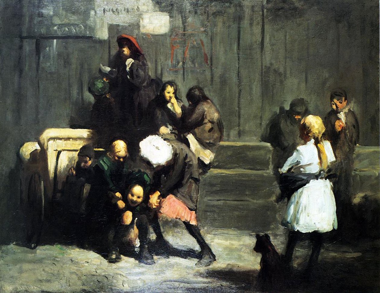 Gadebørn, 1906 af George Wesley Bellows