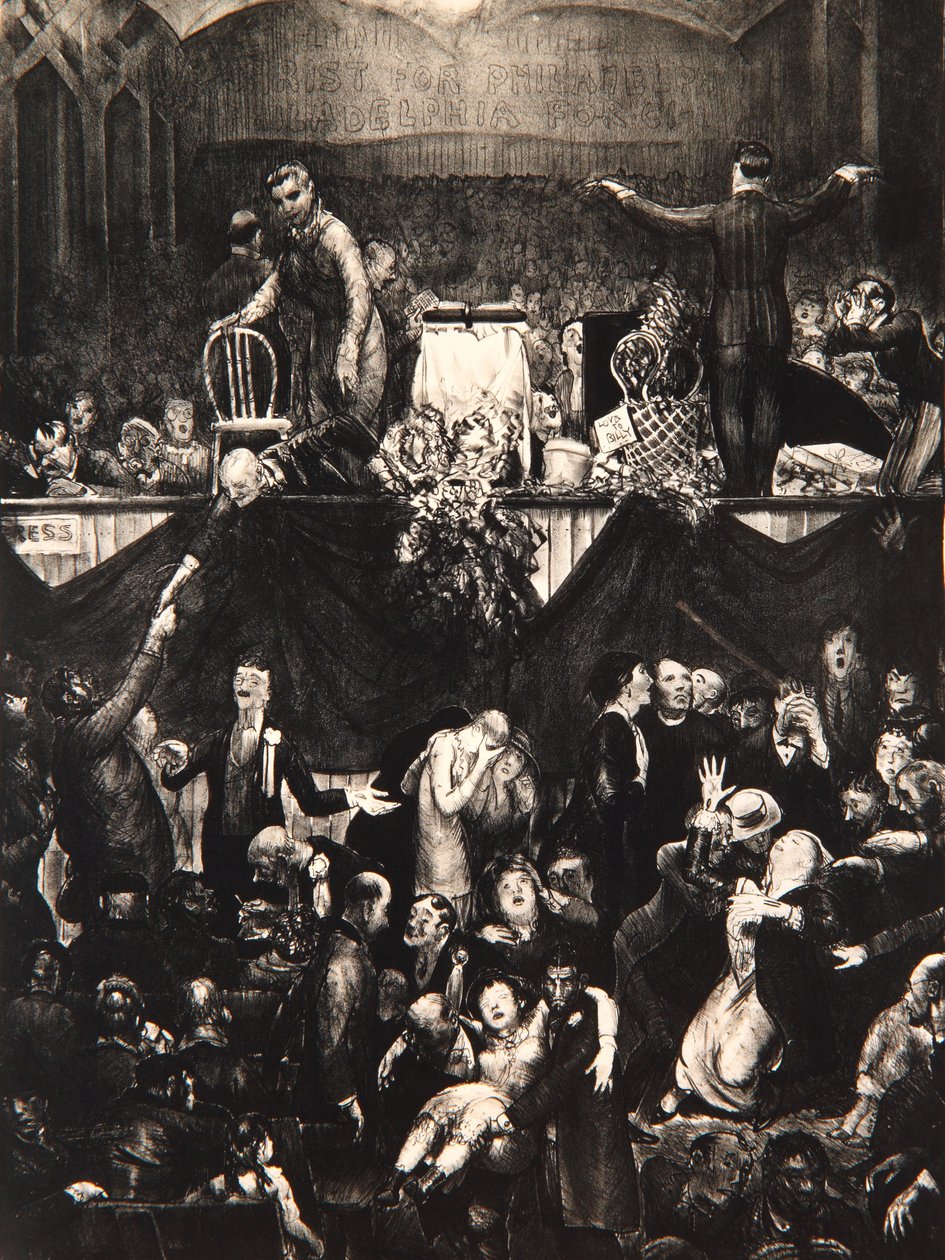 Savsmuldsstien, 1917 af George Wesley Bellows