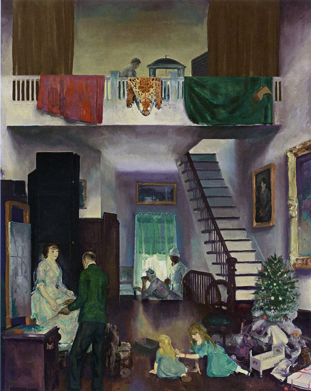 Atelieret, 1919 af George Wesley Bellows