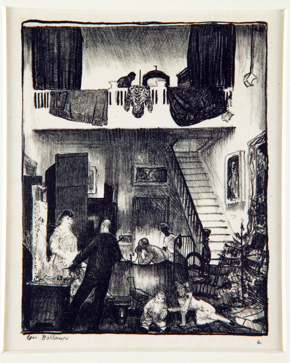 Studiet, julen 1916, 1916 af George Wesley Bellows