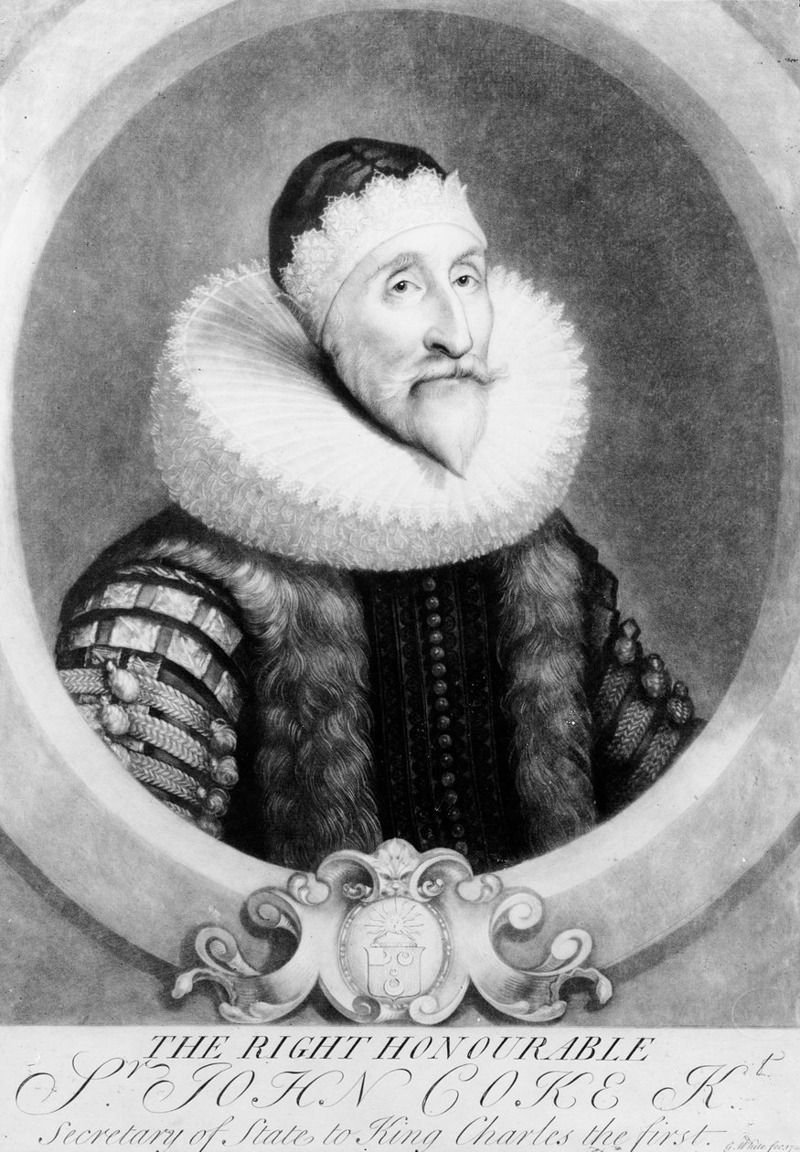 Sir John Coke, 1724 (mezzotint) af George White