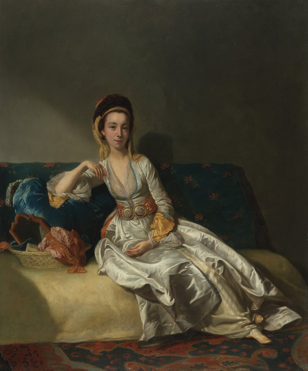 Nancy Parsons i tyrkisk kjole af George Willison