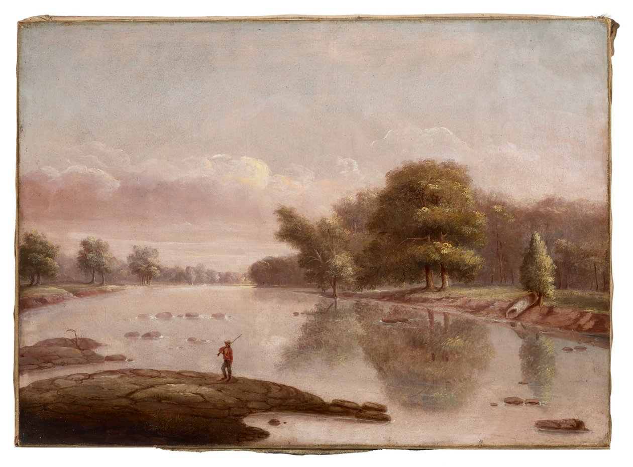 Tipton Island i nærheden af Logansport, Indiana af George Winter