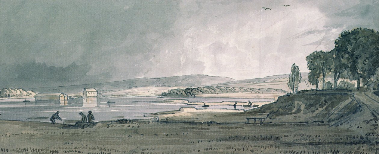 Yarmouth Ferry, Isle of Wight af George the Younger Barret
