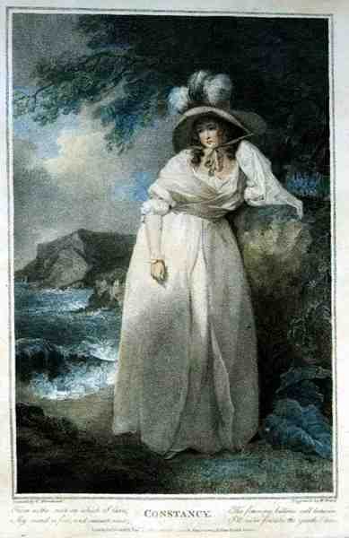 Constancy, indgraveret af William Ward (1766-1826), pub. af W. Dickinson af George (after) Morland