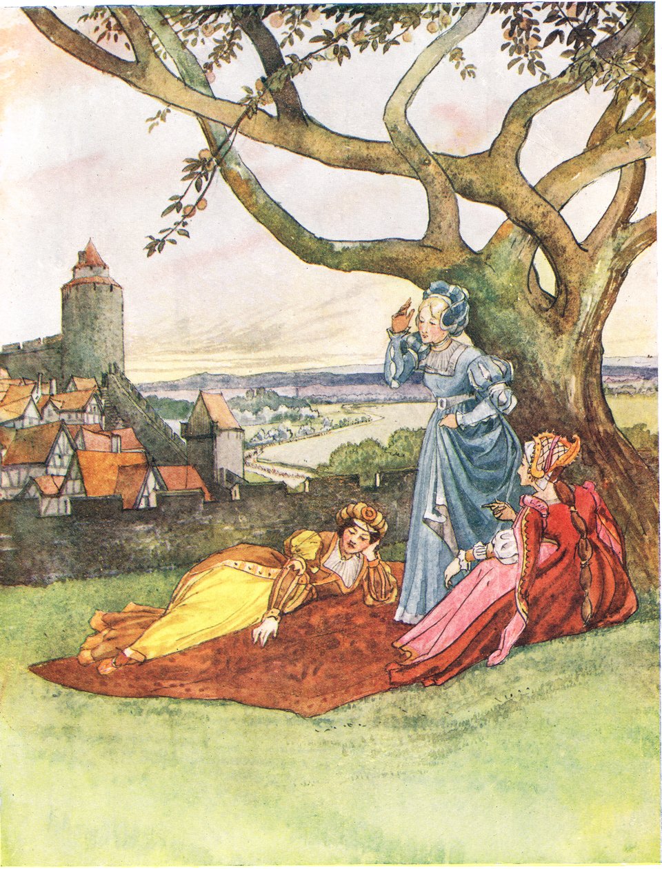 Les Trois Princesses, illustration fra 