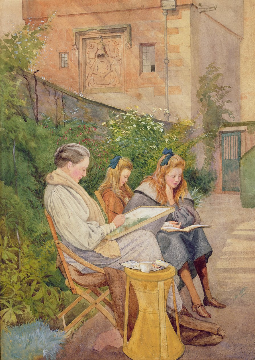 Kunstnerens Datter og Barnebørn af George, 9th Earl of Carlisle Howard