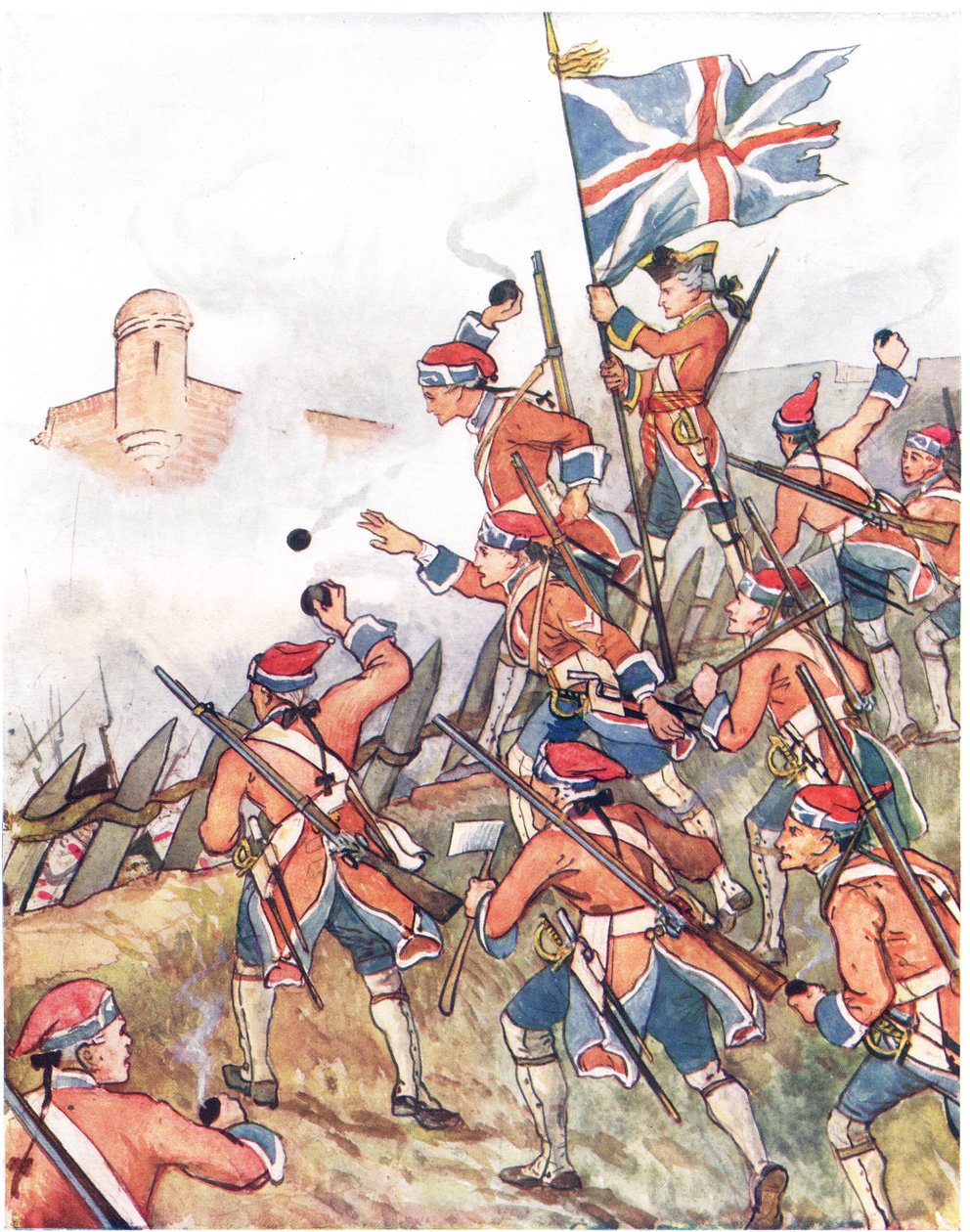 De britiske grenaderer, illustration fra 